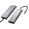 11 in 1 Type C Docking Station with USB Hub Ethernet Port HDMI VGA for Laptop PC MacBook Adapter Expander