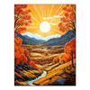 Landscape Sunset Diamond Painting Complete Kit DIY Mosaic Embroidery Hobby Handicraft Painting for Home Wall Decoration