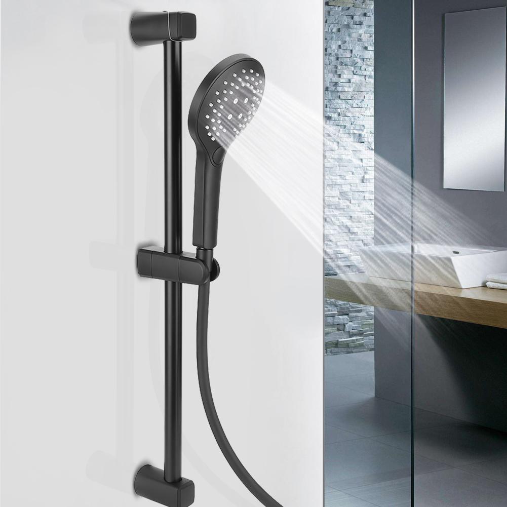 Rain Shower System Set with Handheld Spray Bathroom Shower Faucet Adjustable Slide Bar Shower Head