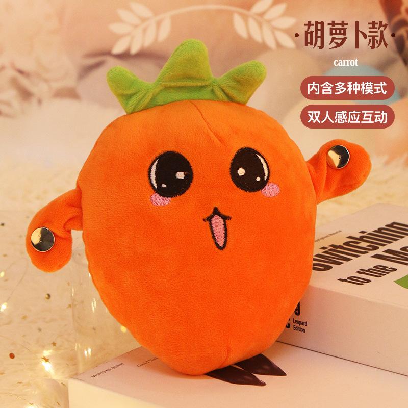 Kids Banana Fruit Induction Beat Toy Creative Music Dolls Kawaii Parent-Child Toys Sensory Party Game Collectible Toy Gift