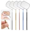 SENKA Cloud Heart Shape Eyelash Extensions Mirror Handle Heart Case Eyelash Inspection Mirror for Eyelash Extensions