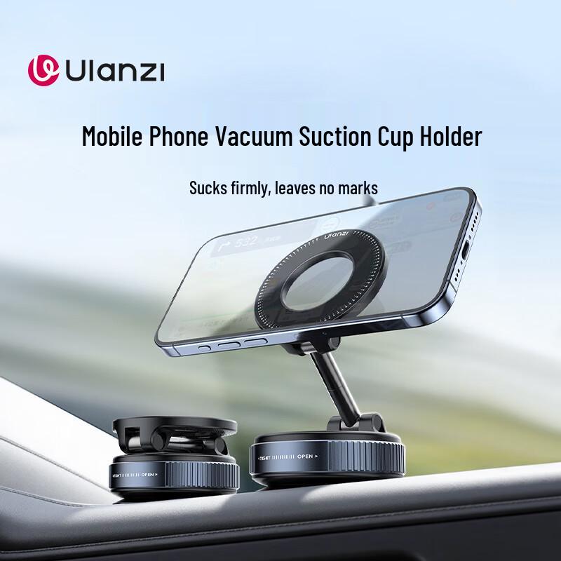 Ulanzi Multi-Function Car Suction Mount for Phones & Action Cameras