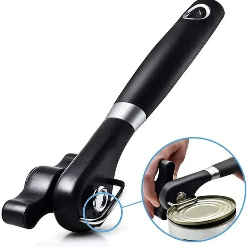 

Safe Cut Can Opener, Smooth Edge Can Opener handheld, Food Grade Stainless Steel Cutting Can Opener for Kitchen & Restaurant