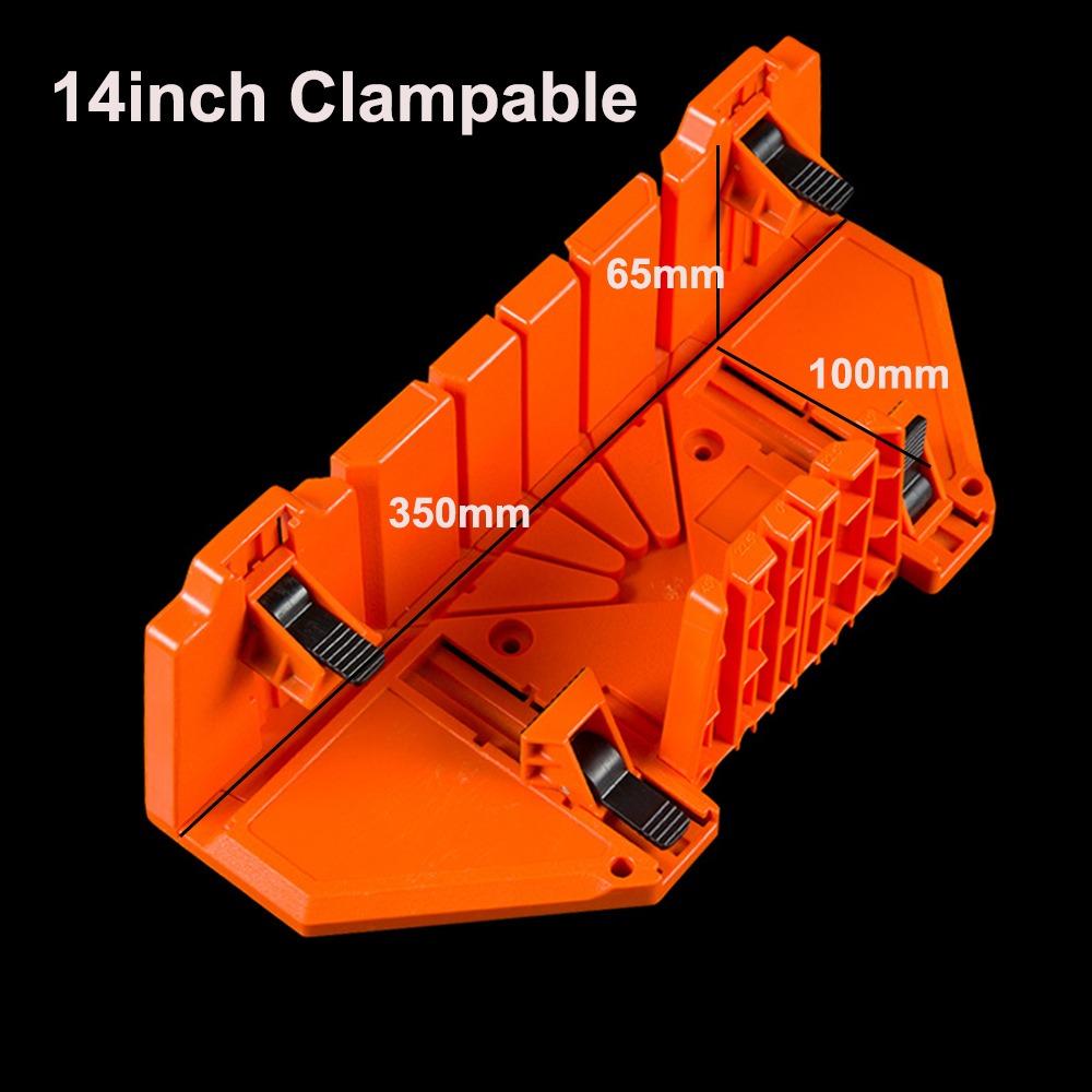 12/14 inch Saw Clamping Box Hand Clamping Diagonal Saw Cabinet Portable Miter Saw Box  Woodworking