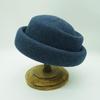 Elegant Women's Wool Felt Beret - Japanese Retro, White/Black/Brown/Camel, Autumn/Winter, French Style with Rolled Brim