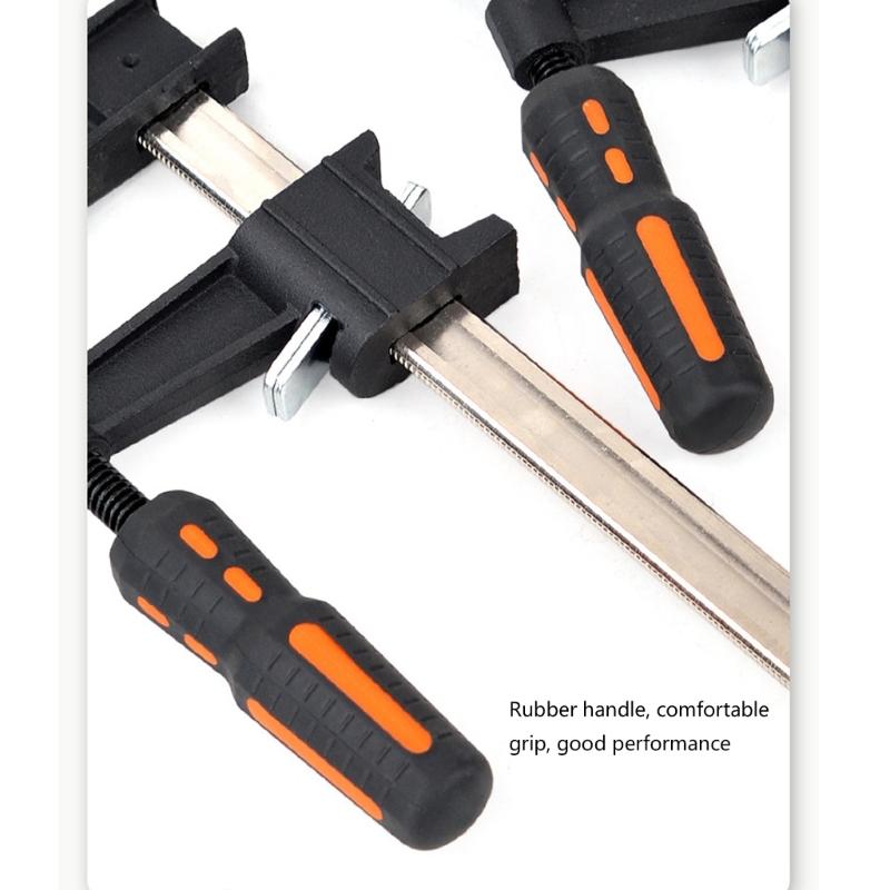 Morsetto a Rilascio Rapido per Legno Utensile Manuale per Falegnameria Morsetto Regolabile per Lavorazione del Legno Tipo F Clip di Fissaggio Facile da Installare