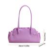 Dopamine Transparent Jelly Bag Solid Color Bowling Bag Travel Armpit Bags  Summer