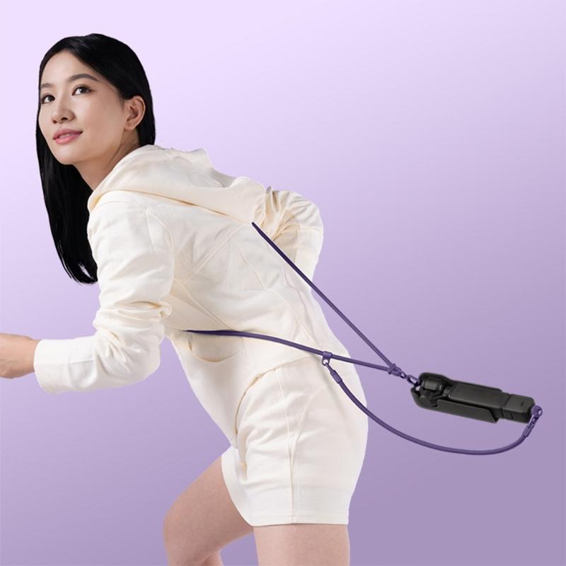 Adjustable Detachable Crossbody Strap for Mobile Phones and Pocket 3 Cameras Secure Anti Loss Design Phone Chain Lanyard