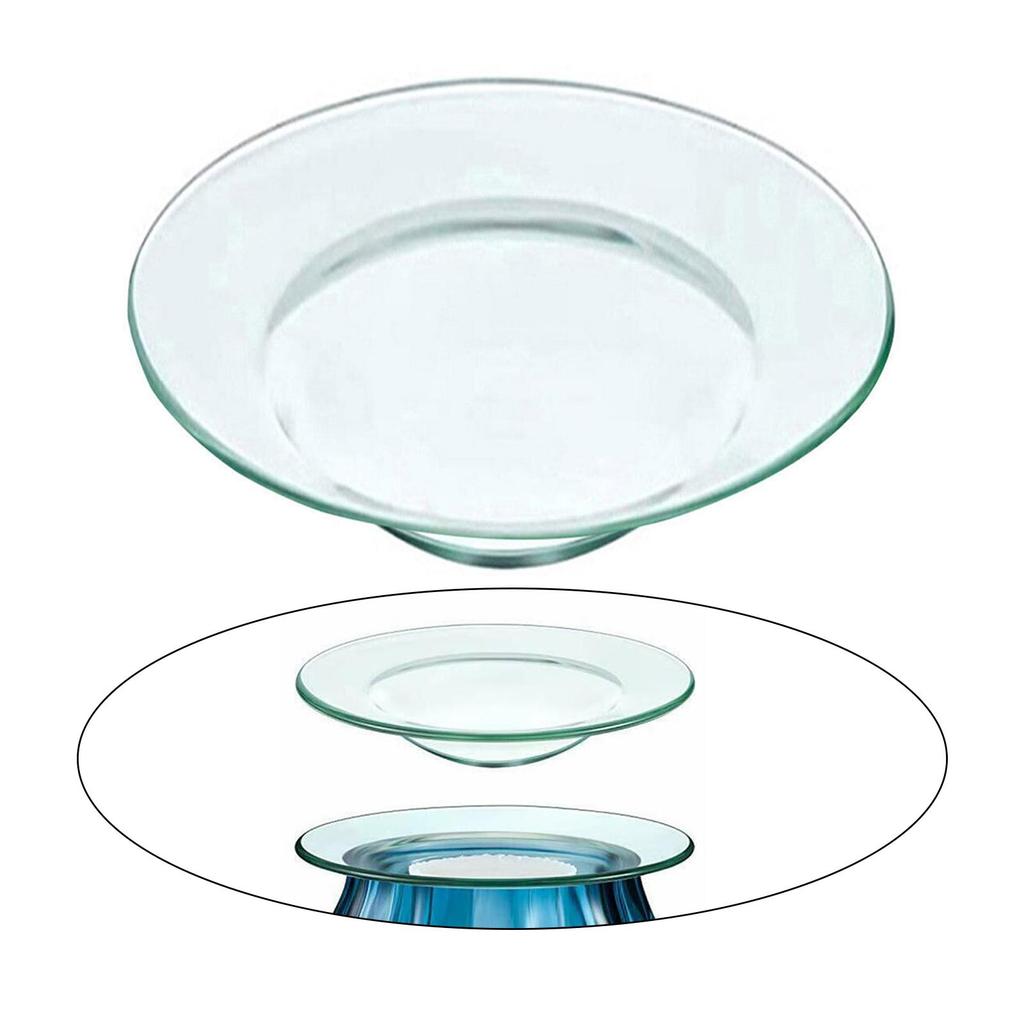 Replacement Oil Warmer Dish Reusable Wax Melt Candle Warmer Bowl Plate Lid Tray for Aroma Lamp Oil and Tart Warmers Wax Melter