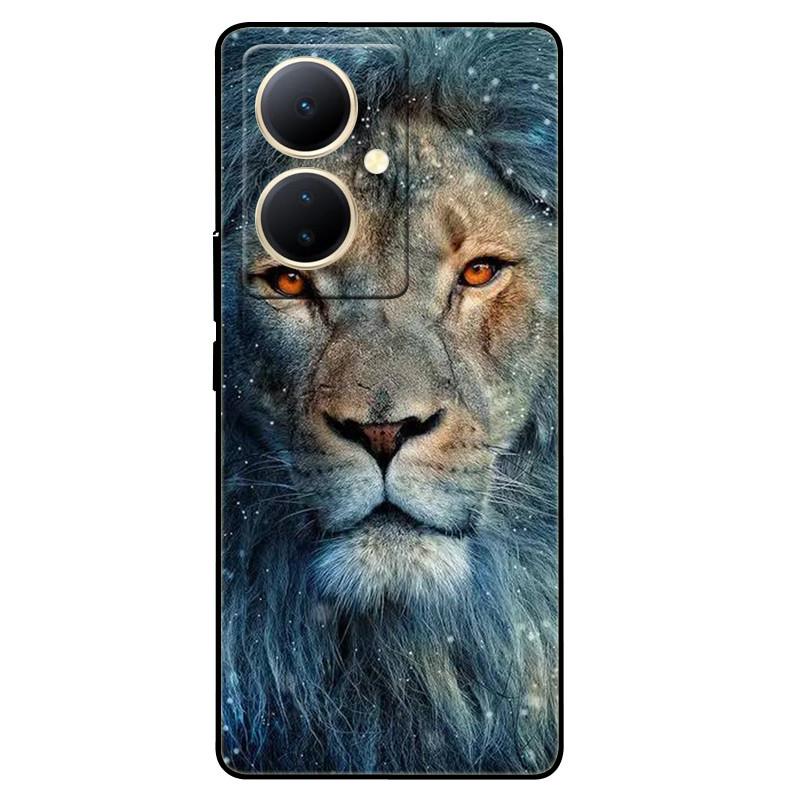 For Vivo V29 Lite 5G Case Global TPU Silicone Wolf Lions Phone Shell For VIVO V29 LITE 6.78 Funda On V29Lite Cat Animals Covers