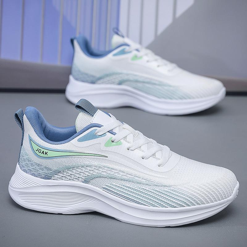 New Flyknit Breathable 48 49 50 Extra Large Men's Shoes, Student Lightweight Sports Shoes, Trendy Odor proof Running Shoes