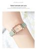 Gedi Minimalist Rectangular Women’s Watch – Retro Korean Style Quartz for Students