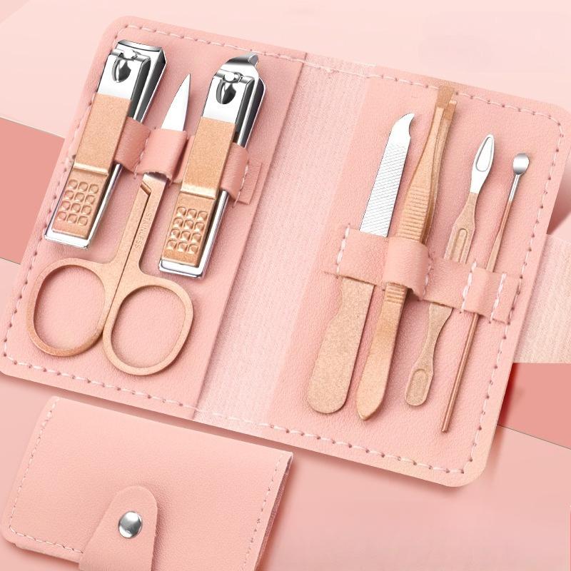 7-piece Nail Clipper Set Complete Set Of Household Nail Clippers Manicure And Beauty Tools Portable Nail Clipper Set