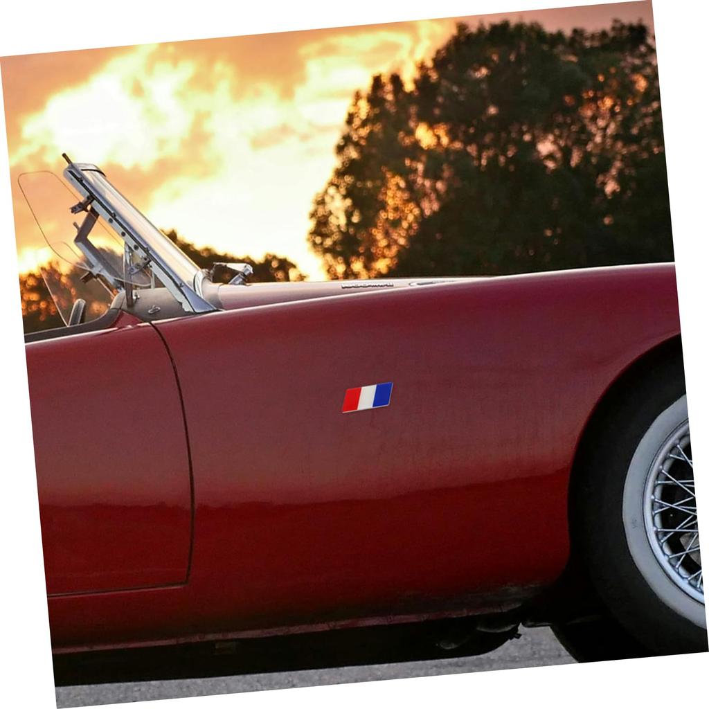 ABOOFAN Car Decoration Sticker Flag Sticker for Car Car Sticker France Flag Sticker Car