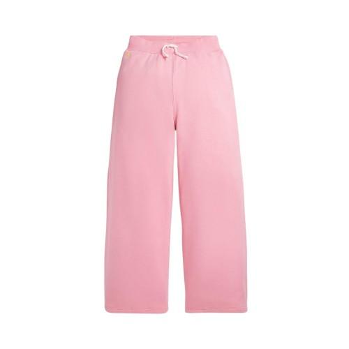 Ralph Lauren Childrens/Kids Cotton Canvas Wide Leg Joggers