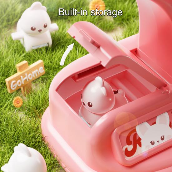 Animal Climbing Stairs Slide Toy Kids Educational Cartoon Duck Rabbit Staircase Climbing Roller Coaster Sliding Track Toy Toddlers Boys Girls Gift
