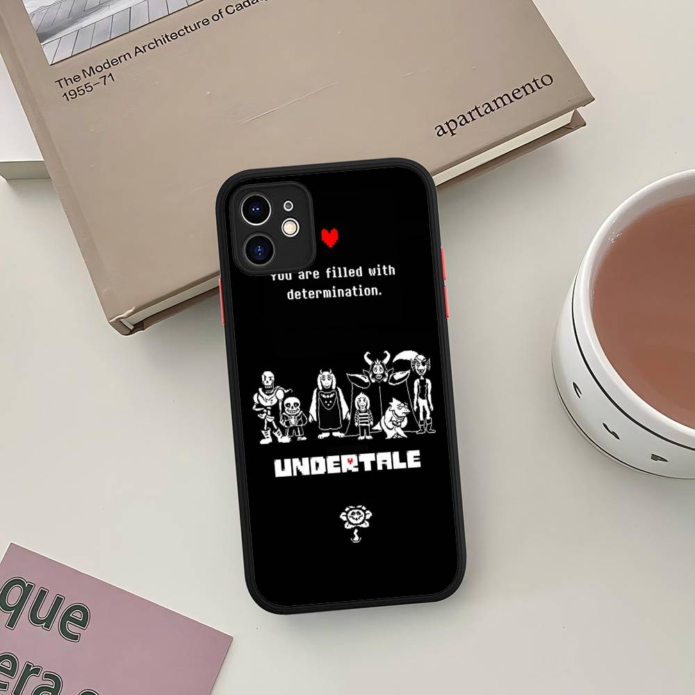 U-Undertale Phone Case For IPhone 16e 16 15 14 13 12 11 Pro Max X XS MAX Plus Spuerstar Matte Cover