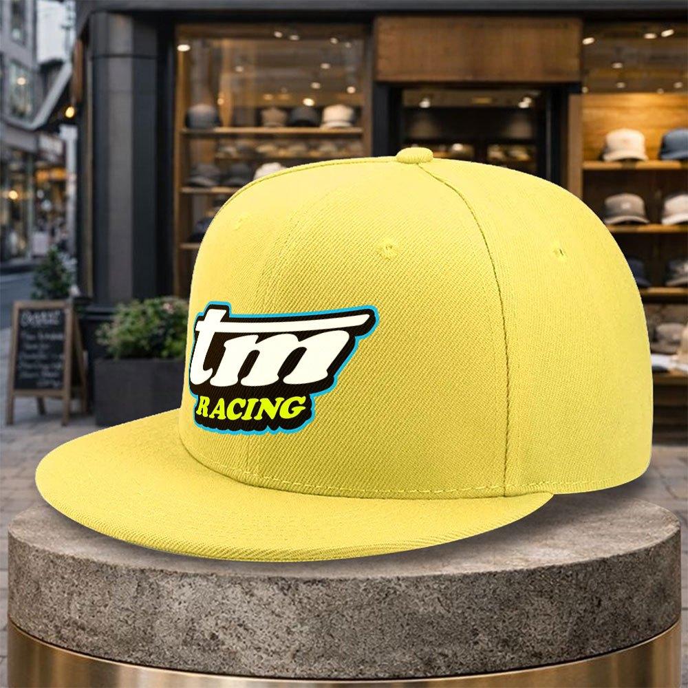 PC TM Racing Tištěná Baseballová Čepice Unisex Plochý Štít HipHop Klobouk Street Móda Venkovní Sporty Baseballová Čepice Plochý Štít Klobouk Oblek