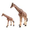 Giraffe Family Model Set - Wild Animal Simulation Toys (4-Piece, Large To Small)