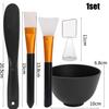 5pcs/set Silicone Mask Bowl DIY Face Mask Mud Film Brush Stick Spoon Skin Care Facial Applicator Beauty Make Up Tools