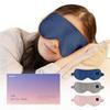 USB Rechargeable Silk Hot Eye Mask for Gift Included 100% Sleep, Reusable, (Navy)