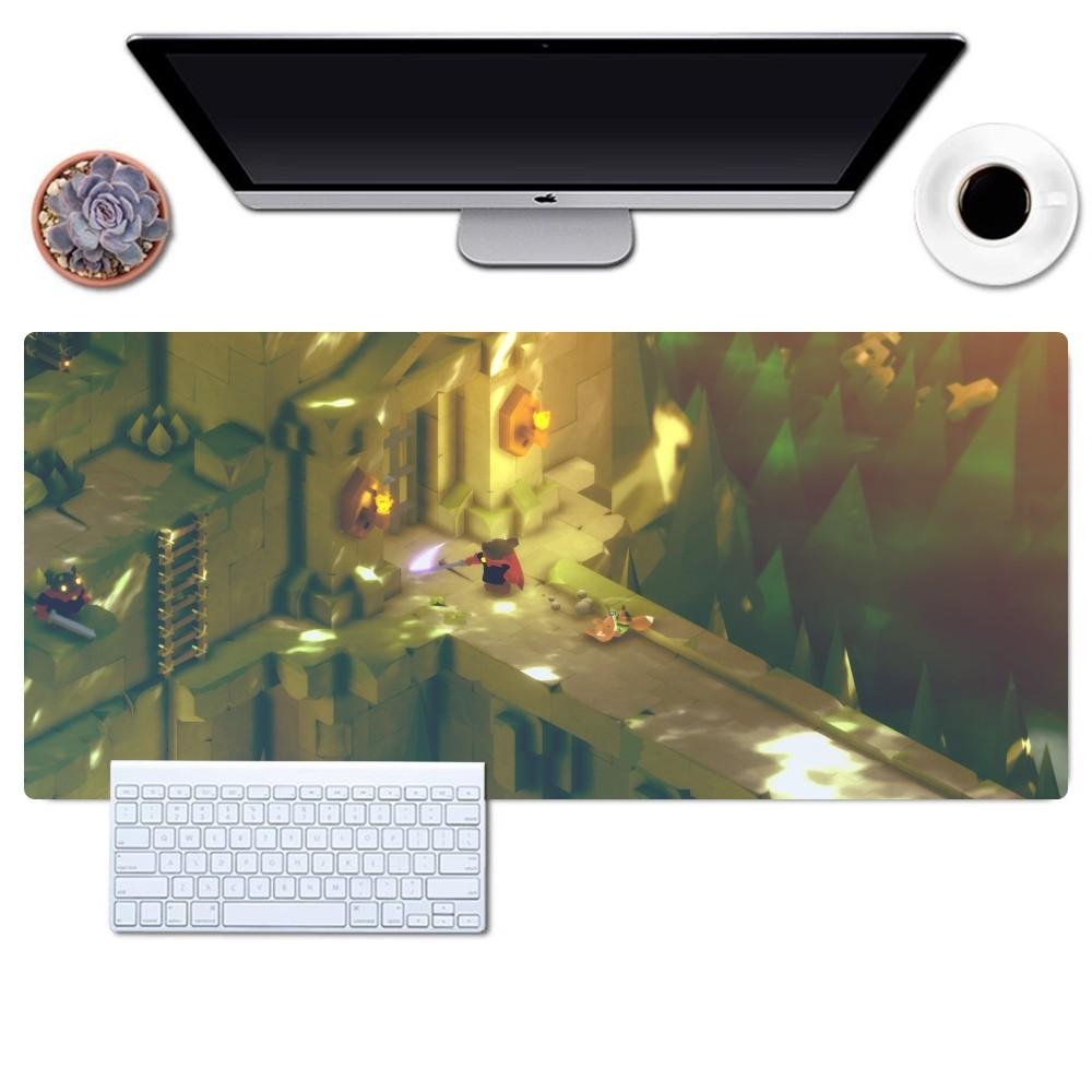 Tunic Game Mousepad Gaming Office Desk Pads Large For Computer NonSlip Lockedge Mouse Pad
