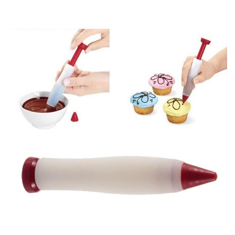 Silikonowe pióro do pisania żywności Czekoladowe pióro do dekorowania Formy do ciasta Kremowy kubek Naczynia kuchenne Narzędzia kuchenne