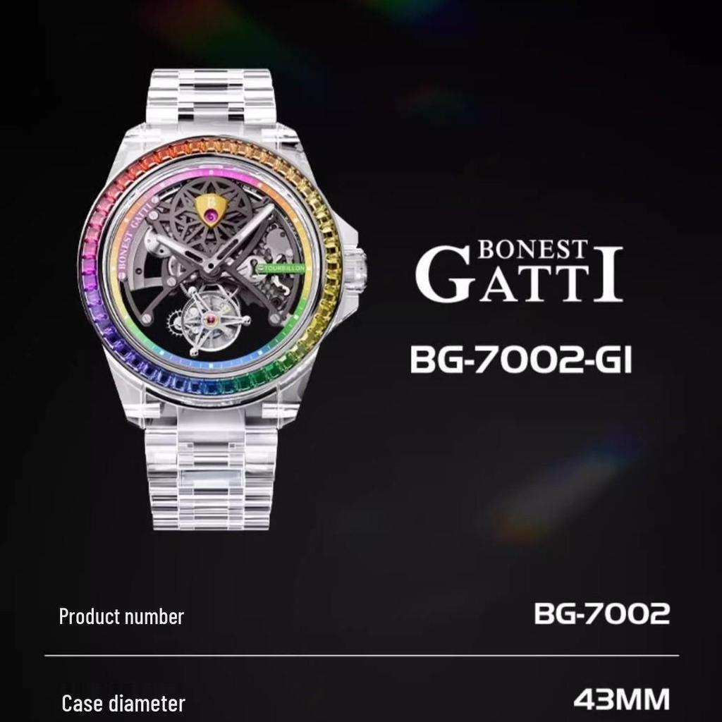 Swiss True Tourbillon Automatic Luminous Waterproof Men's Watch