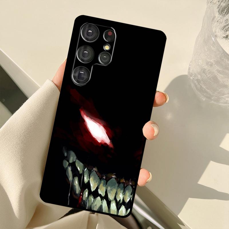 Scary Smile Skeleton Devil Case For Samsung Galaxy S22 Ultra S20 FE Note 20 Note 10 S8 S9 S10 Plus S21 Ultra Cover