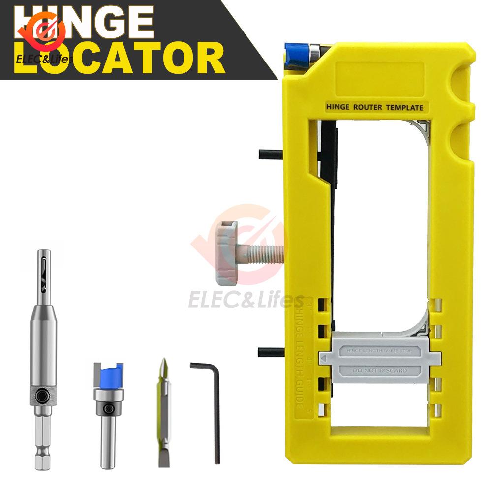 Hinge door lock hole locator Door