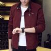 Jacke Herbst und Winter Koreanische Version Trend Slim Casual Stehkragen Herrenbekleidung