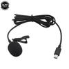 Mini USB Microphone Outdoor Sports DV Lavalier Mini USB External Microphone for GoPro Hero 3 3+ 4 Cameras Accessory 10pin 1.5m