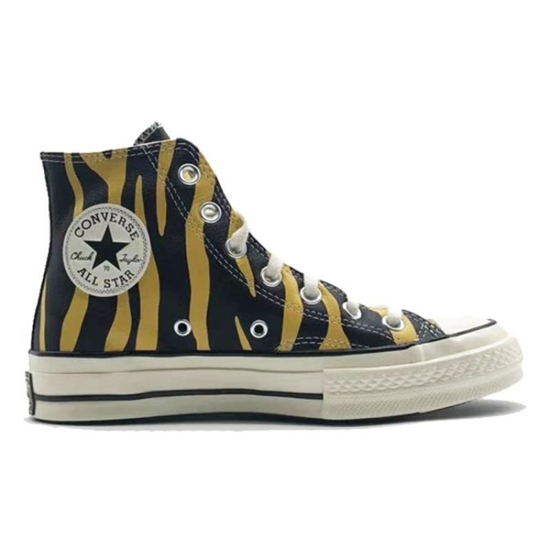 Converse 1970s Comfortable Casual High Top Canvas Shoes Unisex Yellow & Black