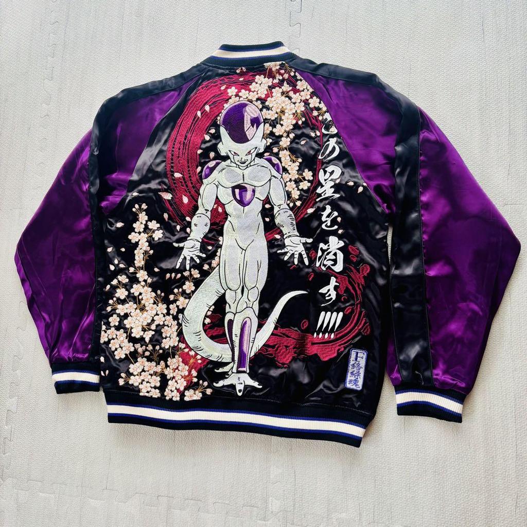 [USED] Super rare Karakuridama x DRAGONBALL Z Frieza reversible sukajan jacket