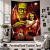 Custom Tapestry Wall Hanging, The Munsters Personalized Name Text Home Wall Decor