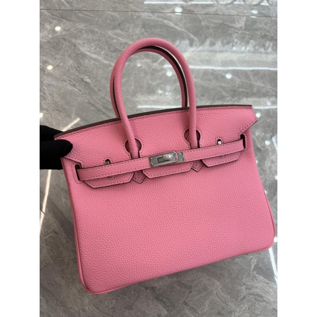 26 Neue Leder Damen Tasche Silberne Schnalle Platin Tasche Litschi Muster Erste Schicht Rindsleder 25cm/30cm Damen Tasche, Großhandel durch den Hersteller