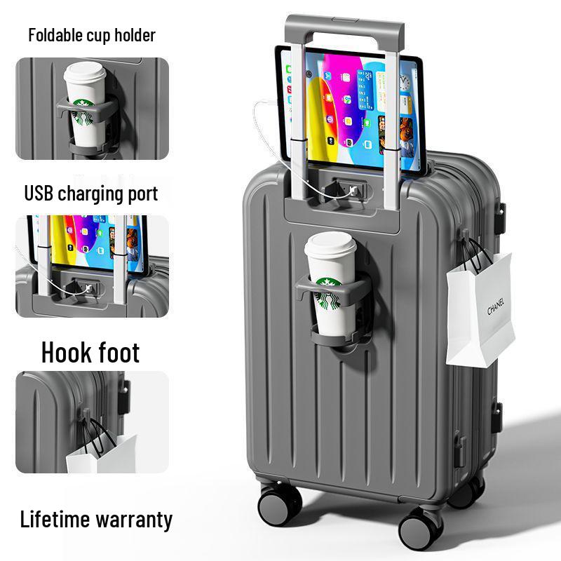 Universeller Rollkoffer - Robuster, langlebiger Reisekoffer mit Zahlenschloss für Männer, Frauen und Studenten