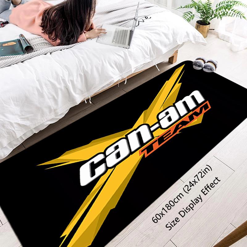 Foot Rug Welcome Floor Mat for CAN-AM BRP Racing Motorcycle Entryway Hallway Carpet Kitchen Water Absorb Rugs Fluffy Home Decor