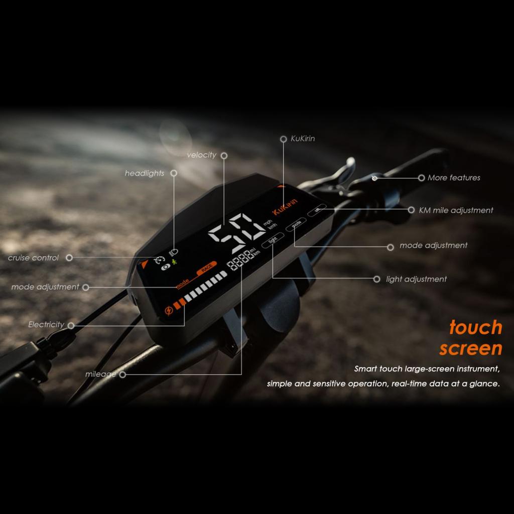 Elektrická koloběžka KUKIRIN G3 1200W Výkonný motor 52V 18Ah 52km/h 63km Dlouhý dojezd Terénní 10palcové pneumatiky Skládací Escooter