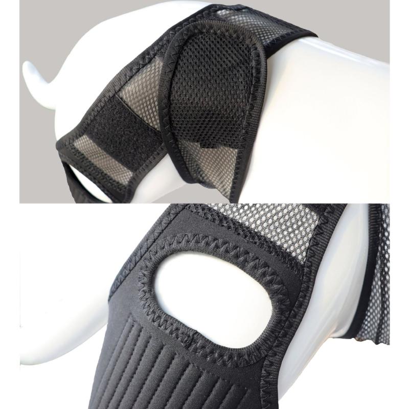 Adjustable Compression Dog Knee Brace Support Cover For Rear Leg Stability During Running Jumping And Play