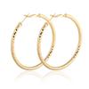 Women Fashion Modern Style Earring Exquisite Matte Big Round Earbob