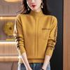 Autumn Winter Knitwear Women Sweaters Fashion Casual Warm Knit Cable Jumper Female Turtleneck Sweater