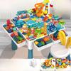 Large Multi-Functional Children's Building Blocks Table Educational Assembly Toy Study Desk for Boys And Girls Big Granular
