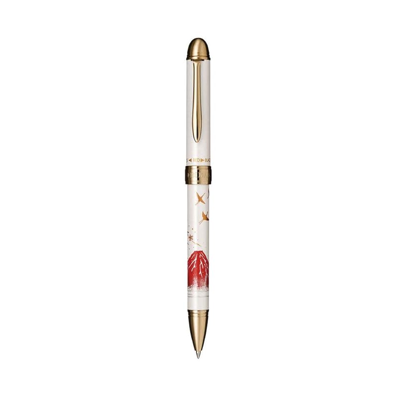 

sailor fountain pen multifunction pen composite Graceful Makie Fuji white 16-0352-210