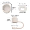 Reusable 3-piece Set Hexagonal Nut Straw Cap Silicone Proof Splash Straw Topper Reusable Dustproof Straw Cover
