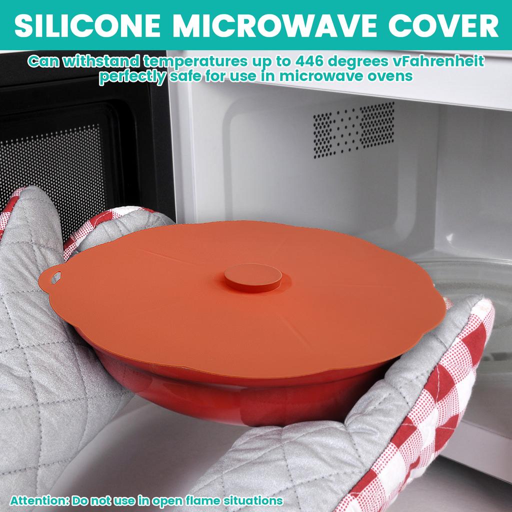 5Pcs Silicone Lids Bowl Preservation Cover Sealed Suction Lid Fits Cups, Bowls, Plates, Pots, Pans, Food Storage Kitchen Gadgets