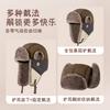 Winter cold hat for men and women riding windproof and warm leather Northeast Lei Feng hat thickened ear protector tide BM