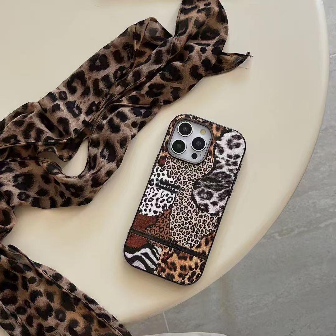

Leopard Print iPhone Case for 15 Pro Max & 14 Pro, Fits Apple 17 & iPhone 16, Protective & Trendy 13 Case iPhone 17 Air