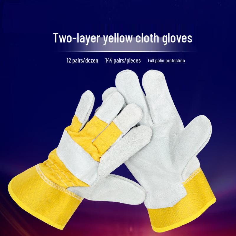 Cowhide Welder Work Gloves 1