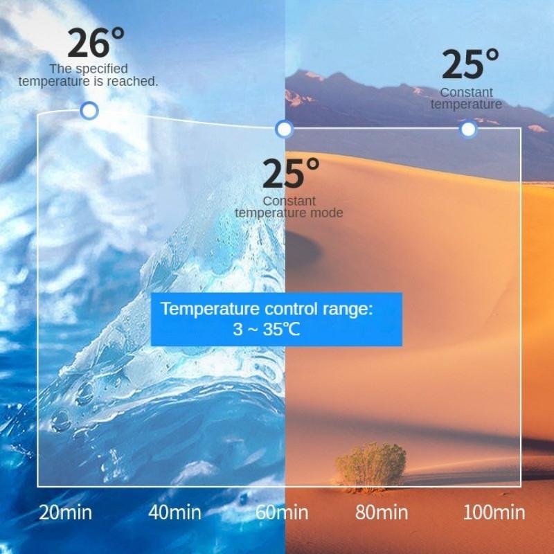 100W/120W Fish Tank Thermostatic Cooling And Heating Machine Aquariums Silent Electronic Cooler Fish Tank Small Water Chiller
